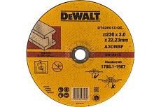 Круг отрезной по металлу INDUSTRIAL (230х22,2 мм) DeWalt DT42601Z
