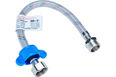 Гибкая подводка для воды ЦС нейлон, 1/2”Г х 1/2&quot;Ш L-100 см, штука ГП002011