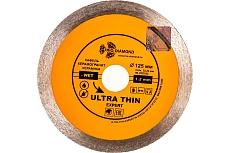 Диск алмазный отрезной Сплошной Ультратонкий Ultra Thin hot press (125х22.23 мм) TRIO-DIAMOND UTE522