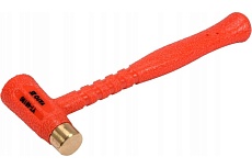 Безынерционный молоток Yato 300 г, с латунным наконечником YT-46190