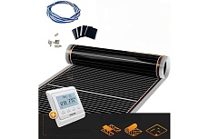 Теплый пол электрический инфракрасный Манотек с программируемым терморегулятором, 13.6 м² infra_pol_80_17_E51