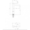 Смеситель для раковины Abber Emotion AF8811B черный матовый