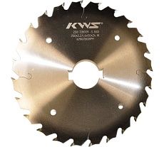 Диск пильный HM с тонким пропилом KWS 250х50х2.2/1.6х24t W α20 β10 +8 2х16х6 3000 04030-99981807