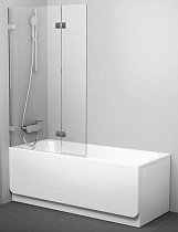 Шторка для ванны Ravak BVS2-100 хром/Transparent L