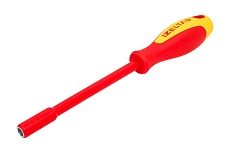 Диэлектрический ключ-отвёртка IZELTAS 1000V, торцевой, 6мм, длина 220 мм 4773190060