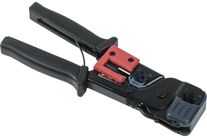 Инструмент IEK ITK для обжима RJ-45/12/11 без храповика TM1-B10V