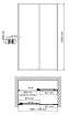 Душевая дверь WasserKRAFT Dill 61S13 110x200