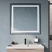 Зеркало BelBagno SPC-KRAFT-800-800-SENS-NERO 80x80 см сенсорный выключатель, черный