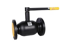 Шаровой стальной кран БРОЕН балломакс кшт для теплоснабжения полный проход ф/ф dn 80 pn 16 с рукояткой RG008SH521191P