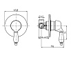 Смеситель для душа M&Z Desy DSY02702