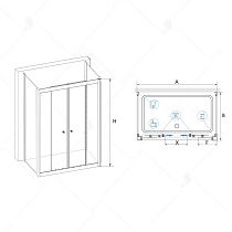 Душевой уголок RGW Classic CL-43 P 130x80 прозрачное