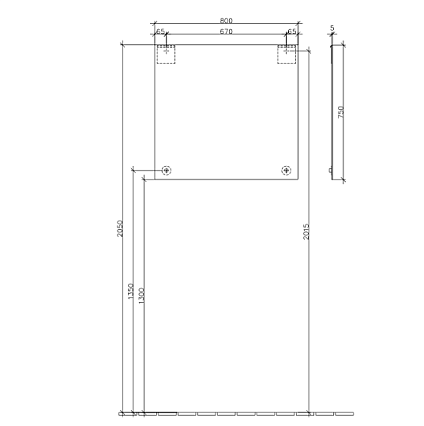 Мебель для ванной Villeroy&Boch Subway 2.0 80 см