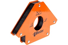 Уголок магнитный для сварки WMC75 (углы 45/90/135; до 35 кг) Wester 344439