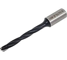 Сверло для глухих отверстий DORIGO HW Ø5x43x70 A.10x20 Z.2 RH 11050903