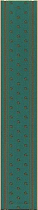Бордюр Kerama Marazzi Фонтанка зелёный 7.2х40 см, NT\B170\15074