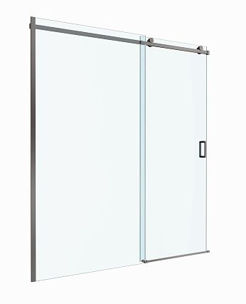 Душевая дверь BelBagno SOFT_CLOSE-2-BF-1-180-C-GM 180x200 прозрачная, оружейная сталь Душевая дверь BelBagno SOFT_CLOSE-2-BF-1-180-C-GM 180x200 прозрачная, оружейная сталь