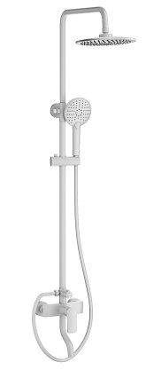 Душевая стойка Wonzon&Woghand Line WW-AE3354-MW белый матовый