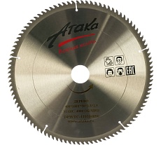 Диск пильный по дереву (400х50 мм; 100T; ч/рез) АТАКА 8079730