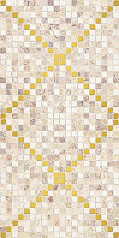 Декор Laparet Arte тёмно-бежевый 20х40 см, 04-01-1-08-04-11-1369-0