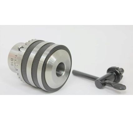 Патрон №19 станочный профи (1-13 мм; B16) с ключом АТАКА 8080420