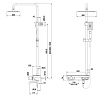 Душевая стойка Orans OLS-7554H с термостатом