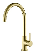 Смеситель для кухни Aquatek Европа AQ1382BG шлифованное золото