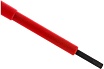 Отвертка Kraftool Expert 250083-2.5-075 высоковольтная Cr-Mo-V стержень двухкомпонентная маслобензостойкая рукоятка SL 2.5x75 мм