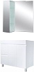 Мебель для ванной 1MarKa Cube 100 см, 2 ящика, белый