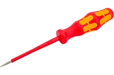 Шлицевая отвёртка WERA 160 i SL VDE SB SL 2,5x0,4x80 мм, на подвесе WE-100000