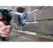 Кордщетка плоская AGGRESSO 110 мм, жесткая, 3 предмета для дрели KWB 602600