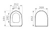 Крышка-сиденье для унитаза VitrA Sento 130-003-009