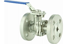 Шаровый кран DN.ru КШФП.316.200 Ду80 Ру16 с ISO-фланцем и рукояткой D160-04877