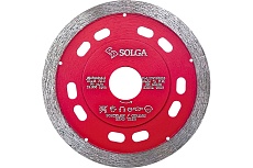 Диск алмазный сплошной по керамограниту, керамике HARD TILES 125х1.1х22.23 мм Solga Diamant 1571G6125