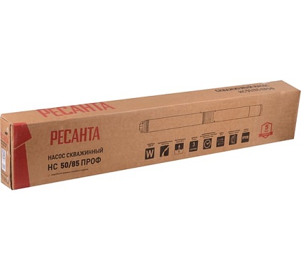 Скважинный насос Ресанта НС 50/85 ПРОФ 77/3/5