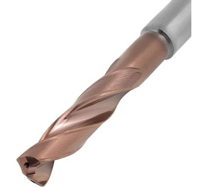 Сверло AHNO 5.0 мм, твердосплавное, 3D, с подводом СОЖ, SP-X801030500, VHM, по стали, чугуну, нерж. и жаропроч.стали ah00192