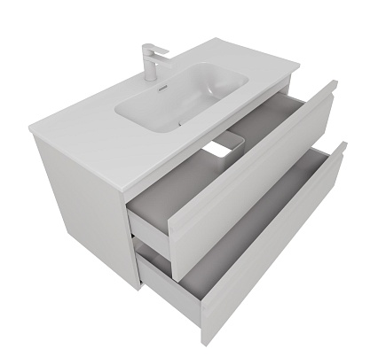 Тумба с раковиной Aquatek Вега 100 см AQ77100