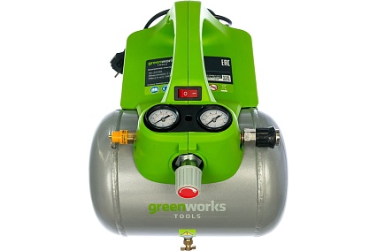 Электрический компрессор 300В, 8 бар GreenWorks GAC6L 4101302