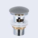 Донный клапан Vincea DBS-216MG с переливом, серый матовый