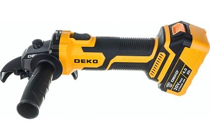 Углошлифовальная машина Deko DKAG20-125, 2х4.0 Ач 063-2151