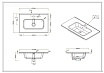 Раковина BelBagno 60 см BB600/390ETL