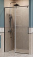 Душевая дверь BelBagno SOFT_CLOSE-1-BF-1-110-C-GM 110x200 прозрачная, оружейная сталь