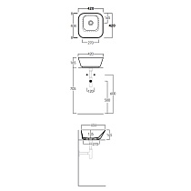 Раковина Simas Wave WA03 bi*0 42 см