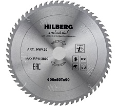 Диск пильный по дереву Industrial (400х50 мм; 60Т) Hilberg HW420