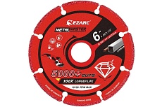 Алмазный отрезной диск 150 мм для распила арматуры/стали/нержавеющей стали Ezarc 807152