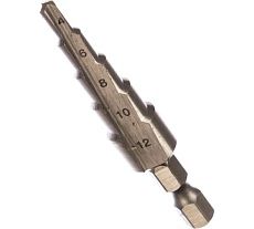 Сверло ступенчатое по металлу (4-12 мм; 5 ступеней; 65 мм) Stayer 29660-4-12-5