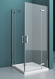 Душевой уголок BelBagno KRAFT-AH-22-100/80-C-Cr-R 100x80 прозрачный, хром, правый