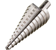 Сверло ступенчатое 6-30 мм; шаг 2 мм Gigant GSD 11055
