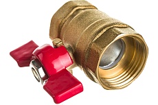 Шаровой кран ProfEco 3/4 ВР-ВР, муфтовый, бабочка, Ду20, Ру20 11Б27п1 PE-34FFB