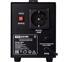 Стабилизатор напряжения TDM ELECTRIC БСР1-0,5 кВА, электронный, переносной SQ1201-0031