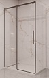 Душевой уголок Vincea Stella VSR-1ST9013CLGM 130x90 вороненая сталь, прозрачное